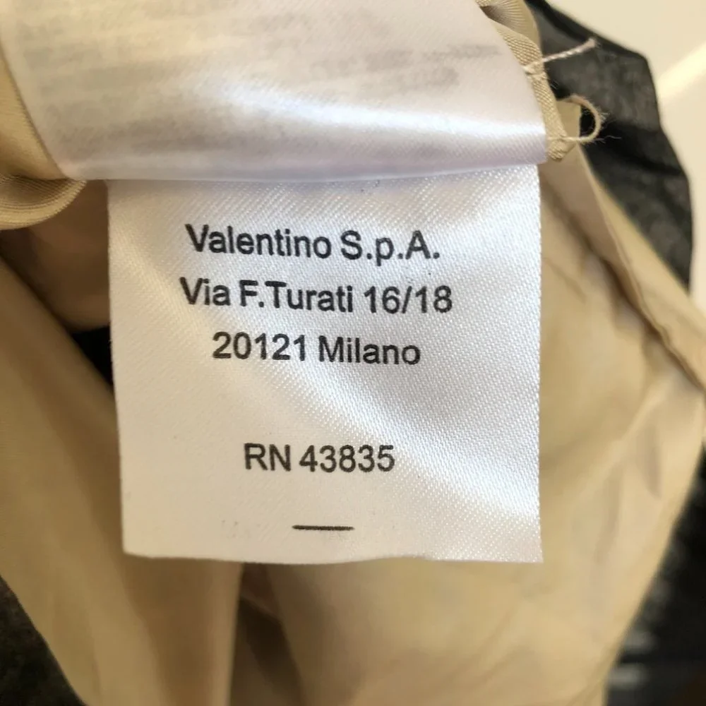 RED Valentino Silk Strapless Dress Black Sz 40, US 2 - Picture 10 of 16